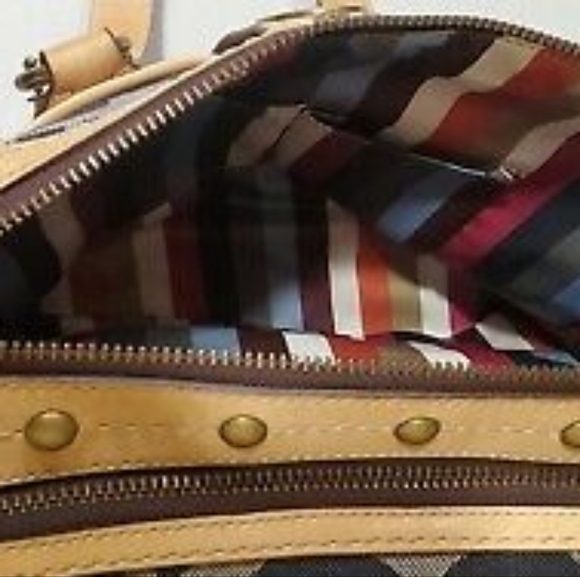 Coach, Logo printed Blue Canvas with leather trim and handles - Picture 5 of 10